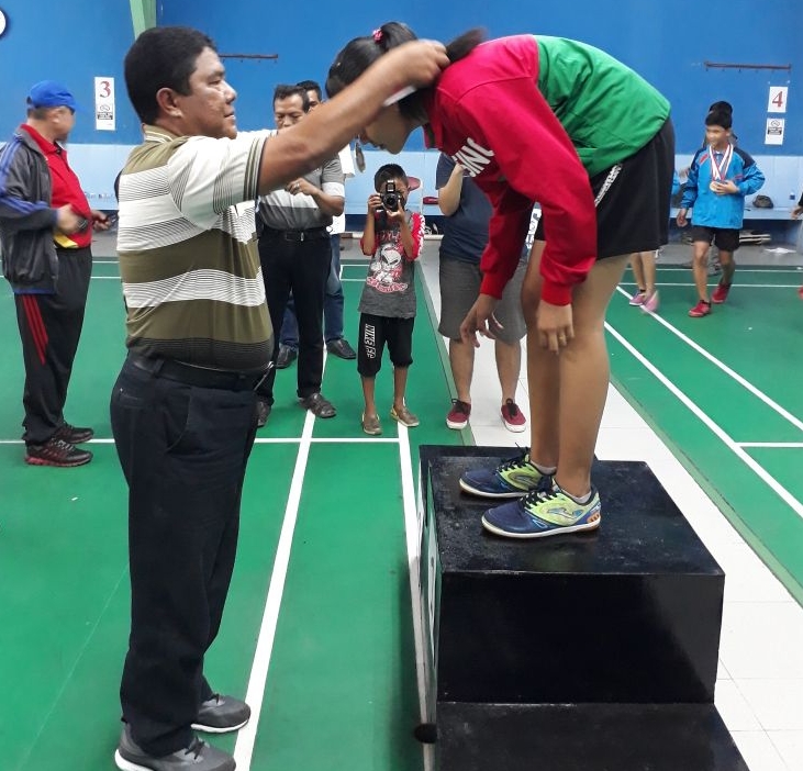 Cabang Tenis Meja Ganda Putri Kuansing Berhasil Sumbangkan Emas 