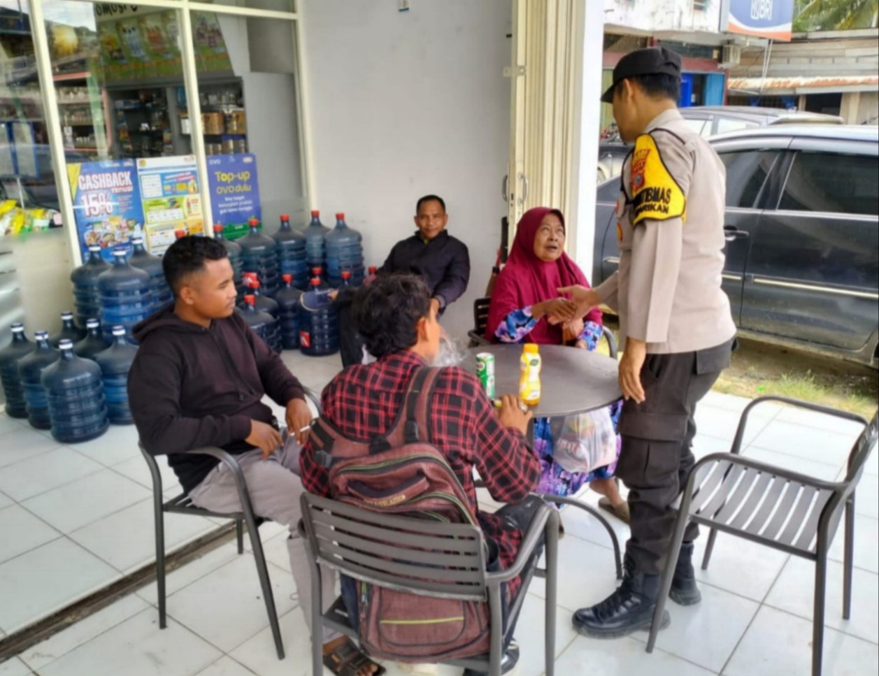 Polsek Langgam Ajak Warga Jaga Kamtibmas