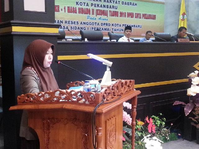 DPRD Pekanbaru Gelar Paripurna Laporan Reses
