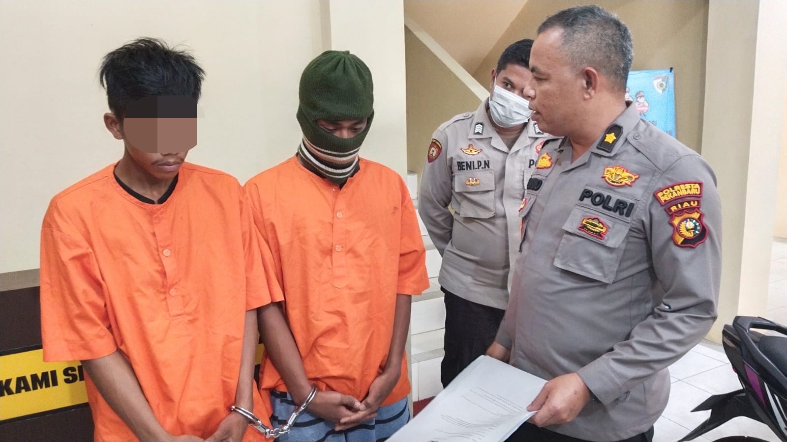 Demi Judi Online, Dua Pemuda di Pekanbaru Nekat Menjambret