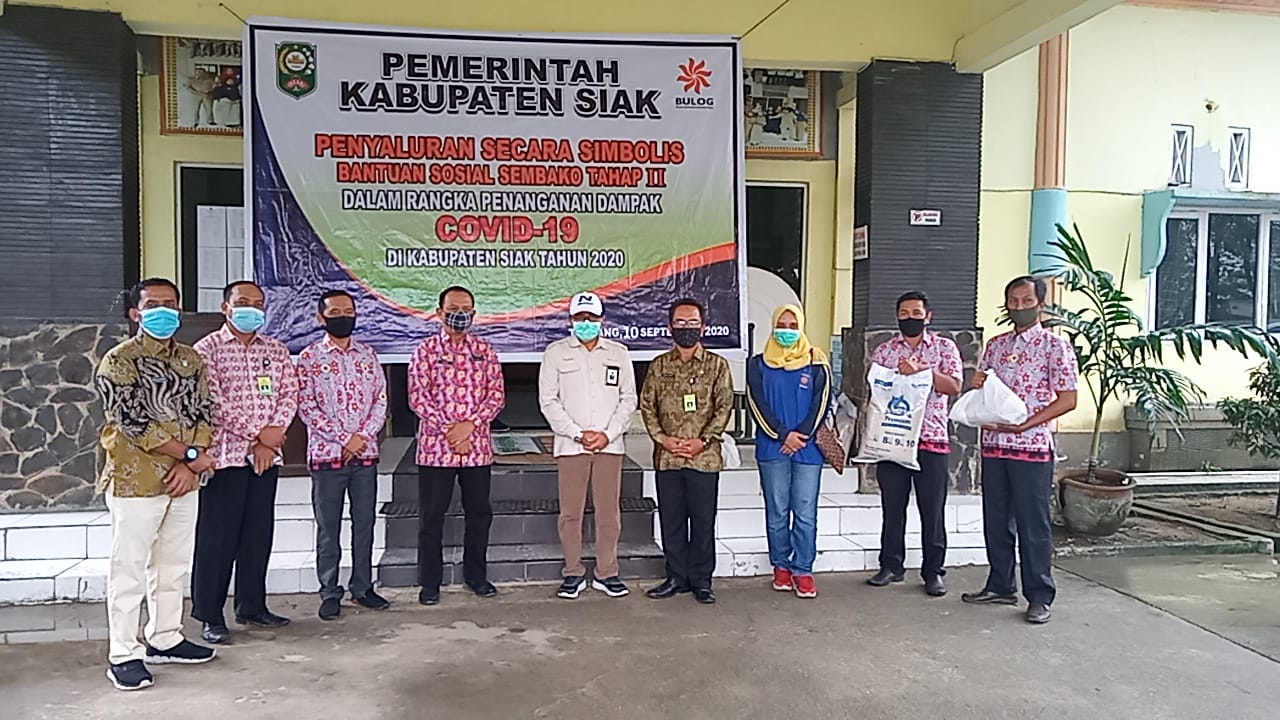 Pemkab Siak Salurkan 33.691 Paket Sembako Tahap II di 14 Kecamatan
