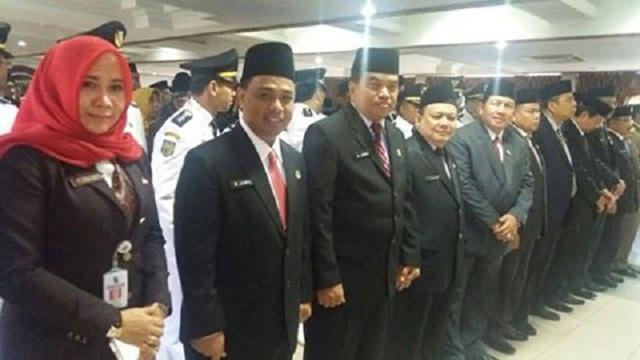Beriku nama-nama pejabat Pemko yang dikukuhkan hari ini