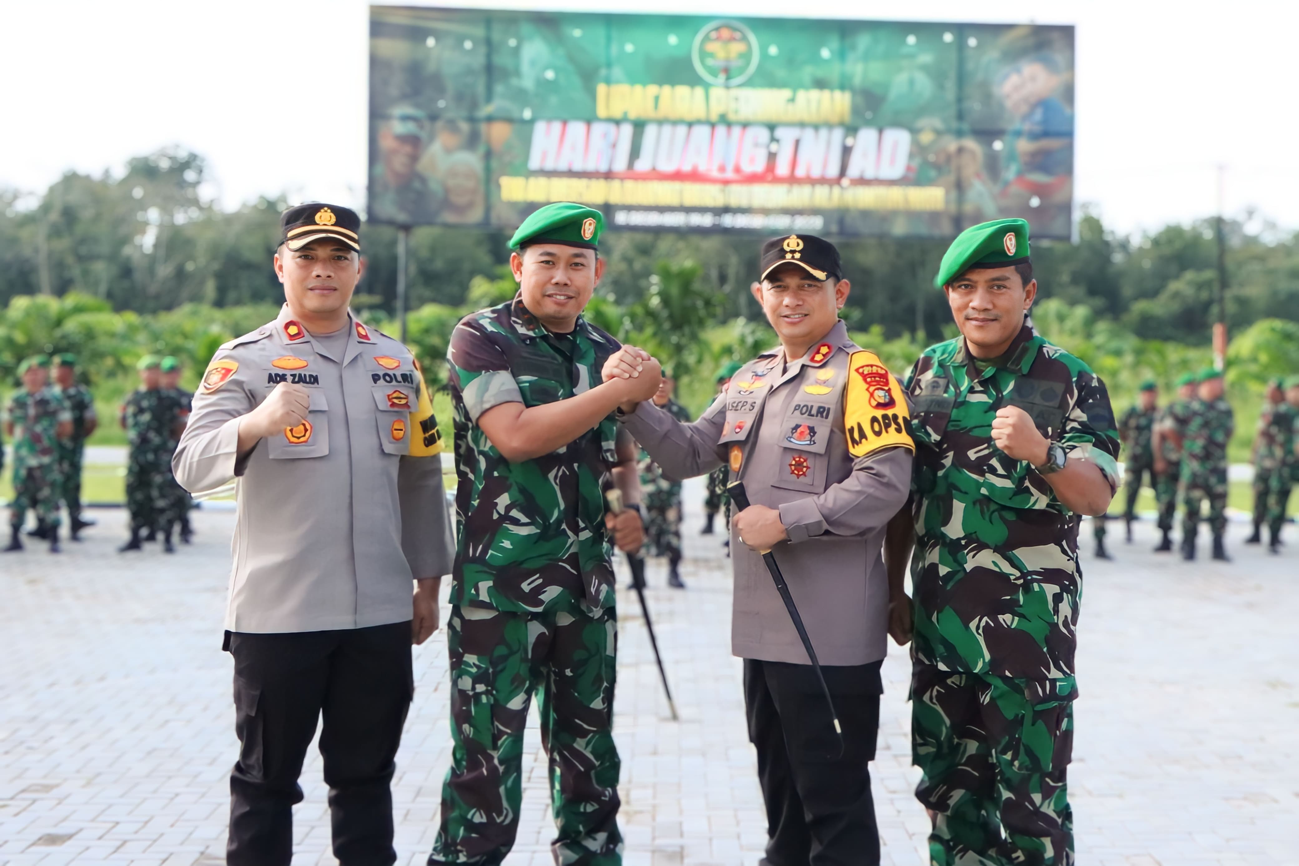 AKBP Asep Sujarwadi Bersinergi Dengan TNI, Apel Bersama Wujudkan Cooling System Jelang Pemilu 2024