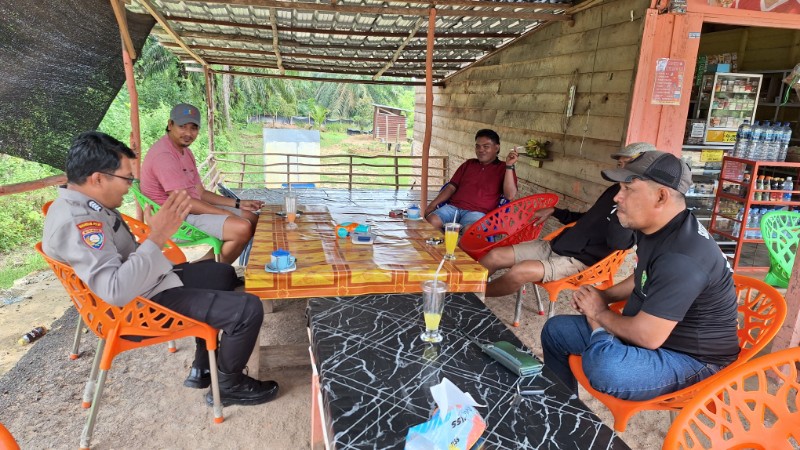 Polsek Bangko Pusako Gelar Cooling System untuk Wujudkan Pilkada Damai 2024 di Sei Rumbia