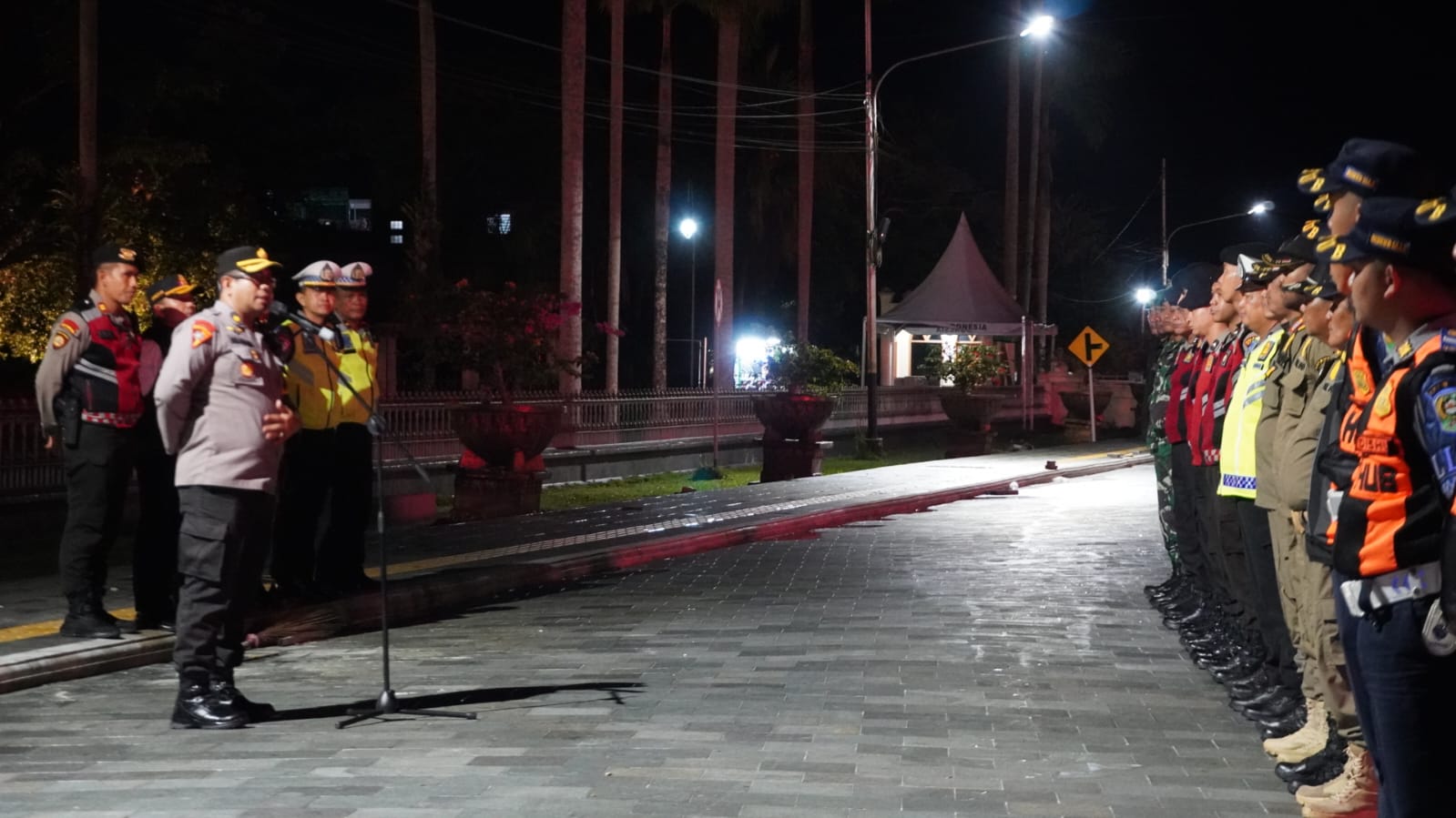Polres Siak Gelar Patroli Blue Light Skala Besar untuk Jaga Keamanan Pasca Pemungutan Suara