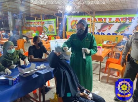 Selama PPKM Level III, Ratusan Pengunjung Tempat Usaha Jalani Swab Antigen