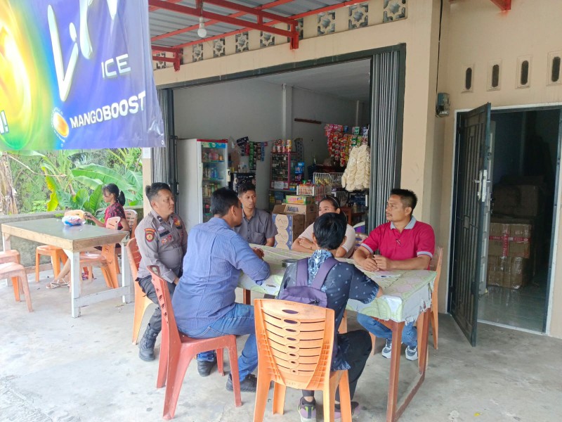 Polsek Minas Gelar Sosialisasi Pilkada Damai, Ajak Masyarakat Jaga Kondusivitas