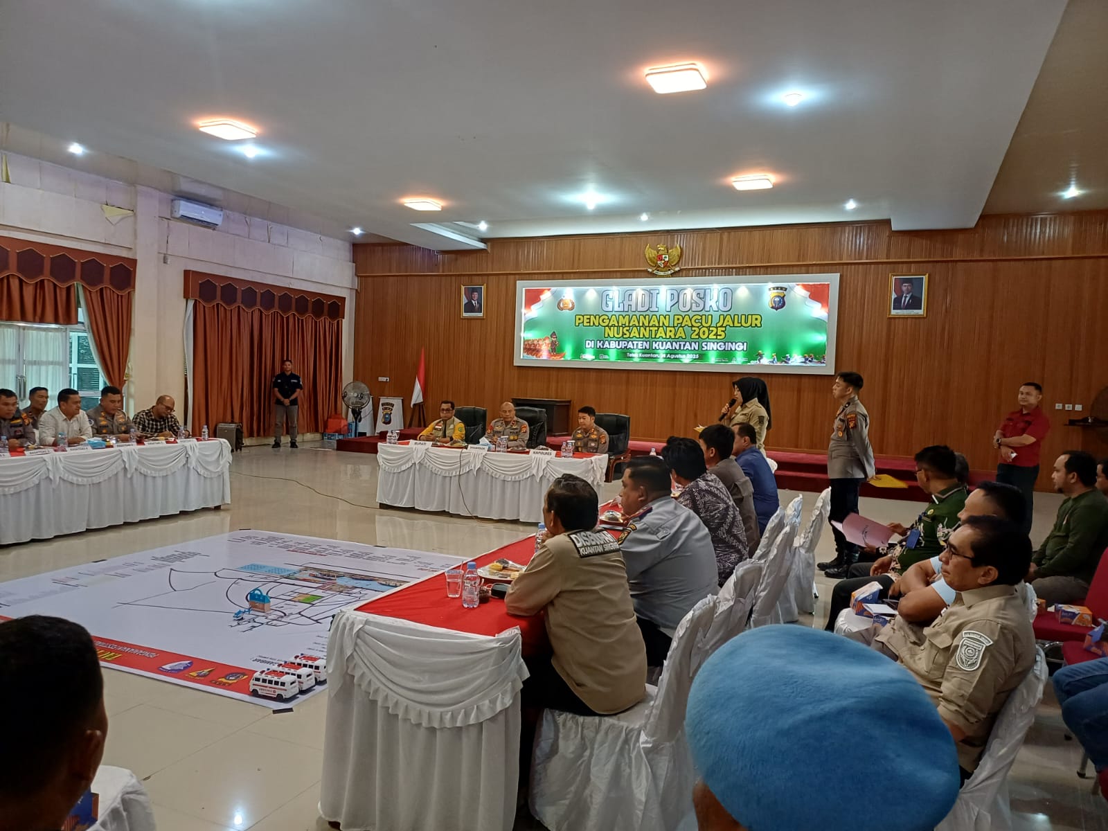 Jelang Pacu Jalur Nasional 2025, Wakapolda Riau Pimpin Simulasi Pengamanan di Kuansing