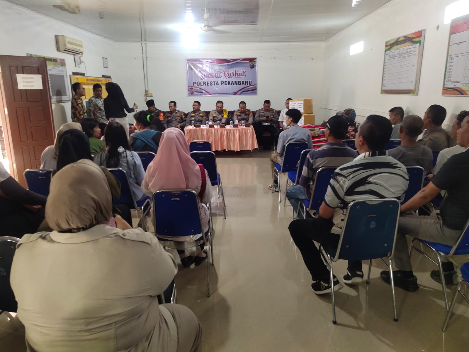 Polresta Pekanbaru Gelar Program Cooling System untuk Jaga Stabilitas Keamanan Jelang Pilkada