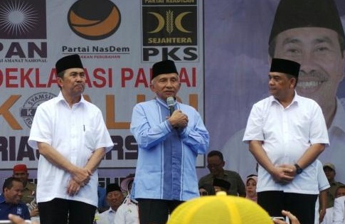 Syamsuar-Edy Nasution Beri Surat Cinta Kepada Masyarakat Riau