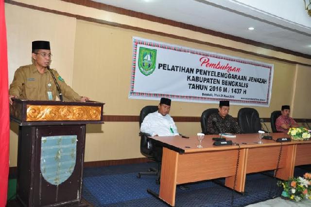 Asisten III Buka Pelatihan Penyelenggaraan Jenazah