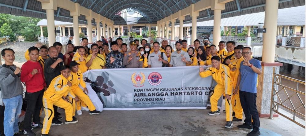 Berlaga Kejurnas Kickboxing IV di Batam, Ini Pesan Bupati Bengkalis Kasmarni