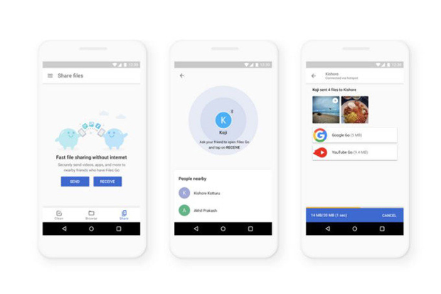 Google Perbarui File Go, Kini Transfer Data Lebih Cepat