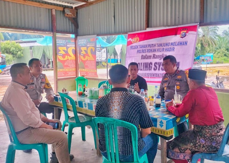 Kapolsek Tanah Putih Tanjung Melawan Dorong Pilkada Damai dan Cegah Hoaks serta Kampanye Hitam