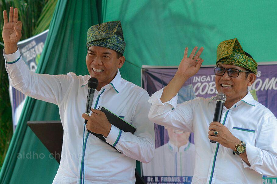Kampanye di 'Negeri Hamparan Kelapa Dunia', Ini Harapan Warga kepada Pasangan  Firdaus-Rusli