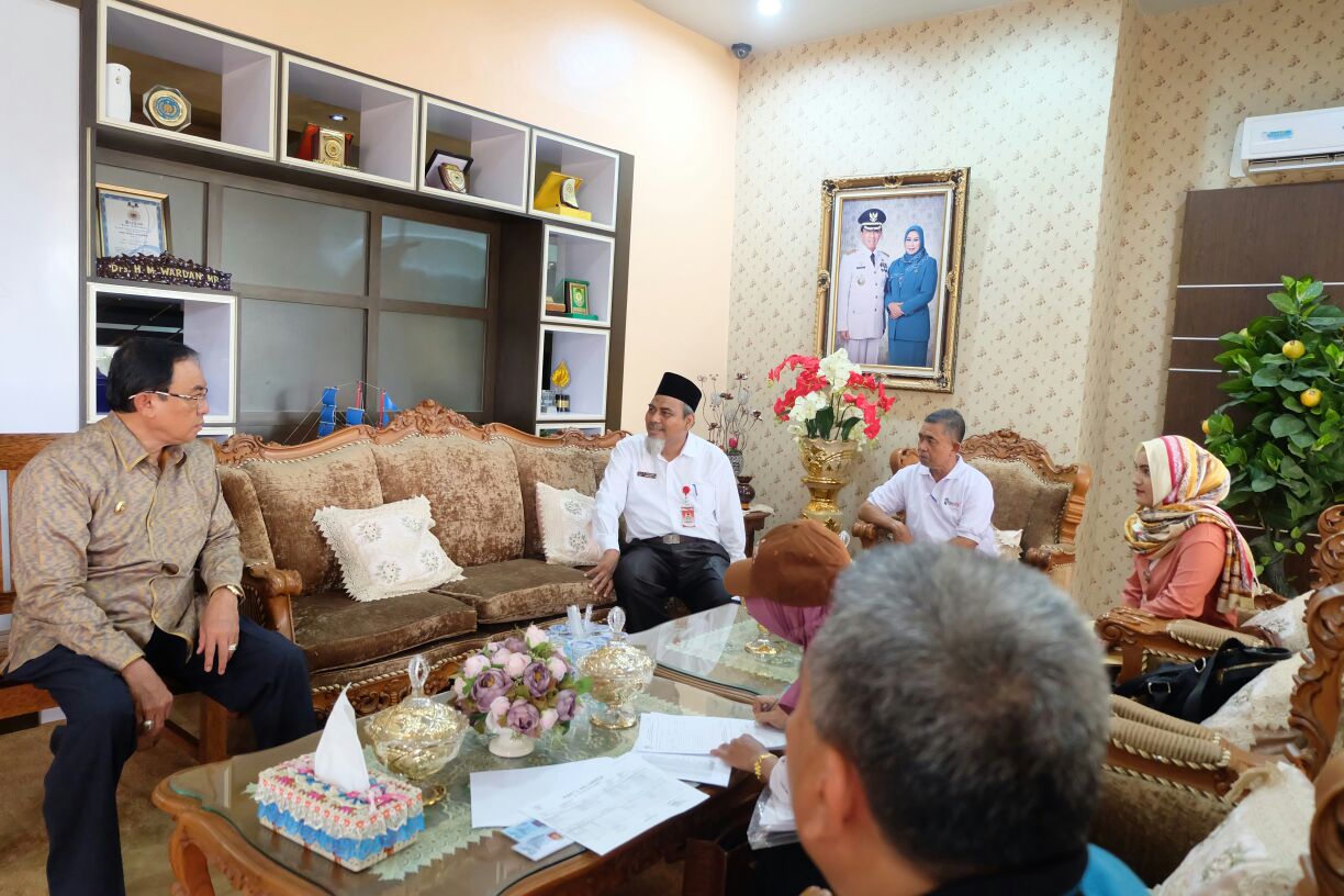 Pemutakhiran Data Pemilih, PPDP Sambangi Bupati Inhil