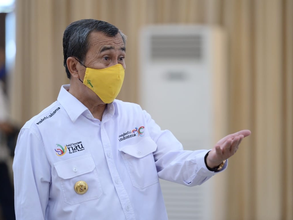 Rapat Kerja Awal 2021 Secara Virtual, Ini 10 Arahan Gubri Syamsuar Kepada Kepala OPD