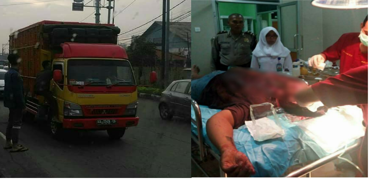 Anak Punk Ngamuk! Rusak Kendaraan dan Bacok Sopir Truk Hingga Nyaris Tewas