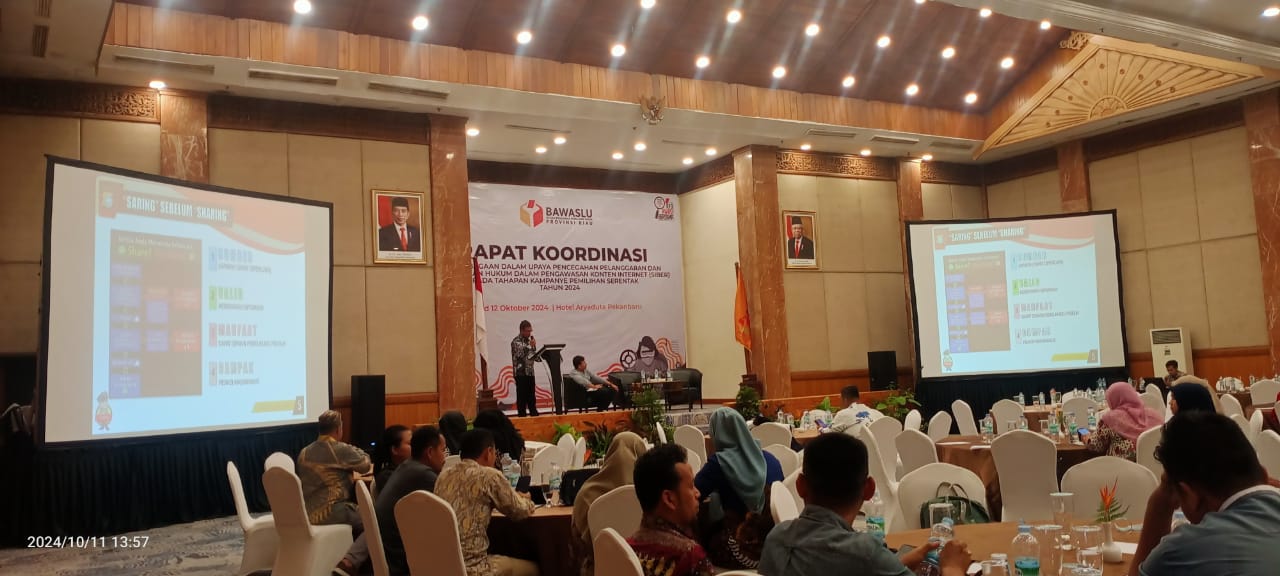 Subdit Siber Polda Riau Koordinasi Pengawasan Konten Internet Selama Kampanye