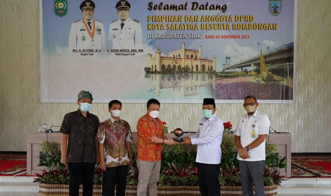 Kunker ke Siak, Ketua DPRD Kota Salatiga Puji Keindahan Kota Istana