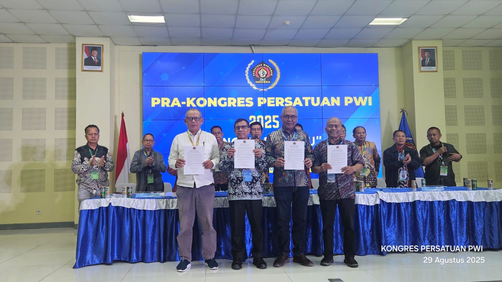 Pra-Kongres PWI 2025 di Bekasi, Doa untuk Wina Armada dan Penandatanganan Pakta Integritas