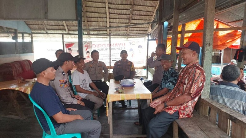 Polsek Batang Tuaka Laksanakan Cooling System Menjelang Pilkada 2024