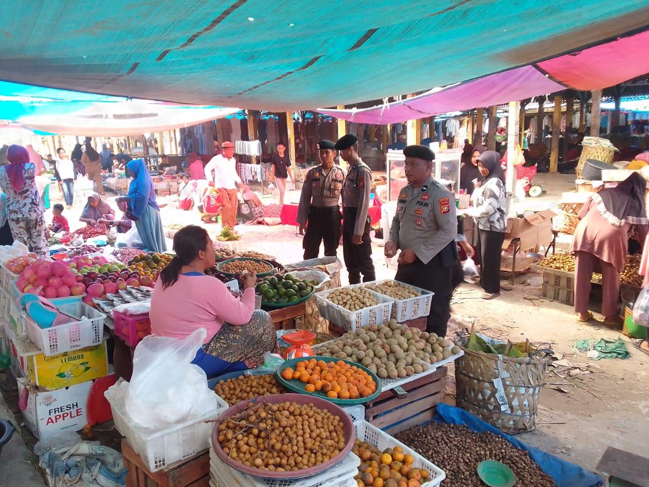Cegah Inflasi Jelang Pemilu, Polres Rohil Pantau Harga Bapok di Pasar