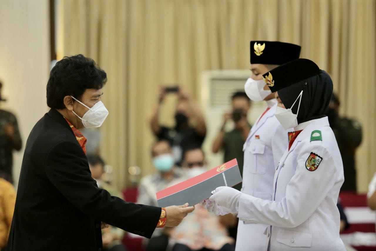 BPIP Tetapkan 135 Paskbraka Riau Sebagai Purna Paskibraka Duta Pancasila