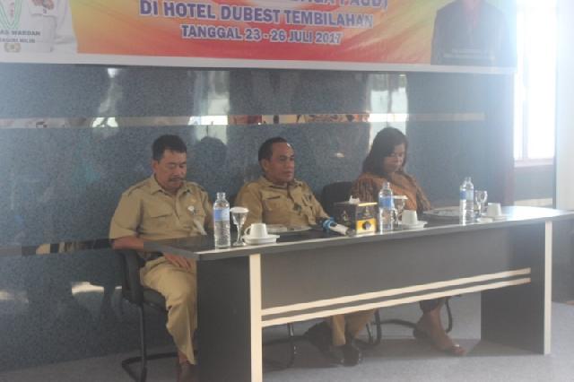 Disdik Inhil Sosialisasikan Akreditasi Lembaga PAUD