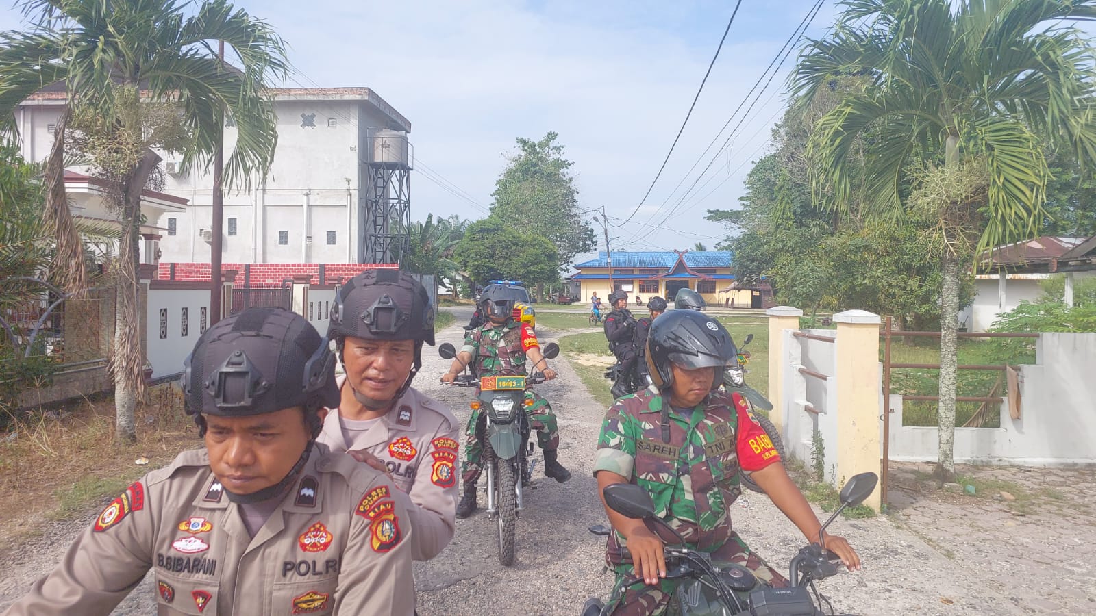 Patroli Gabungan TNI-Polri Digelar di Dumai Jelang Pemilu 2024