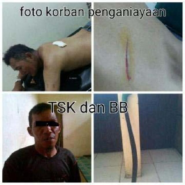 HBL Aniaya Temannya Dengan Parang