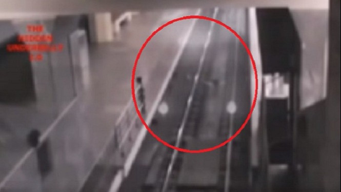 Mengerikan, Video Kereta Hantu yang Terekam Kamera
