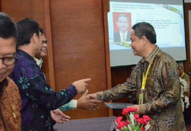 Alhamdulillah.. Sekdaprov Riau Lulus Diklatpim I