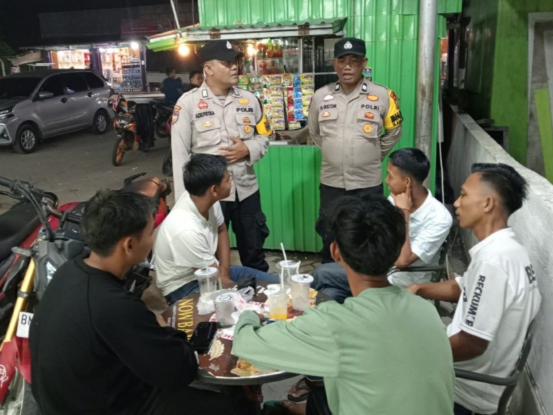 Polsek Kempas Ajak Remaja Berperan Aktif Jaga Kamtibmas Selama Kampanye