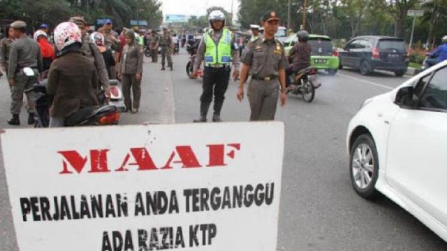 35 Orang Terjaring Dalam Razia yang Digelar Disdukcapil Pekanbaru