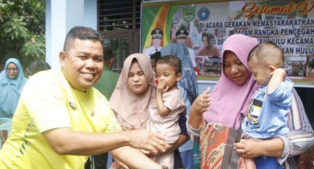 Pemkab Rokan Hulu Gaungkan Program Gemarikan untuk Cegah Stunting di Desa Kepenuhan Hulu
