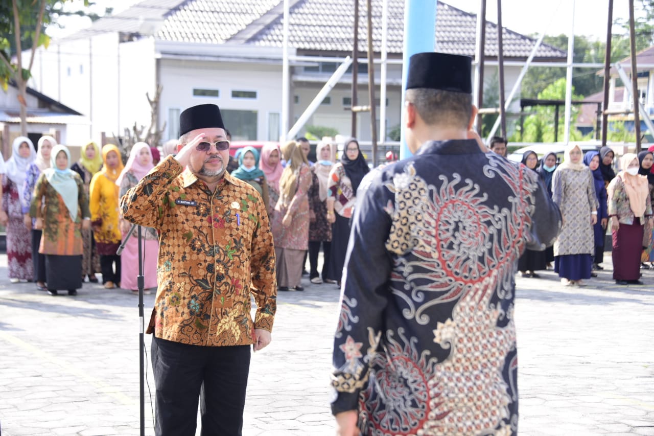 PLH Bupati H Bustamy HY Pimpin Apel Siaga Antisipasi Penyebaran Covid-19