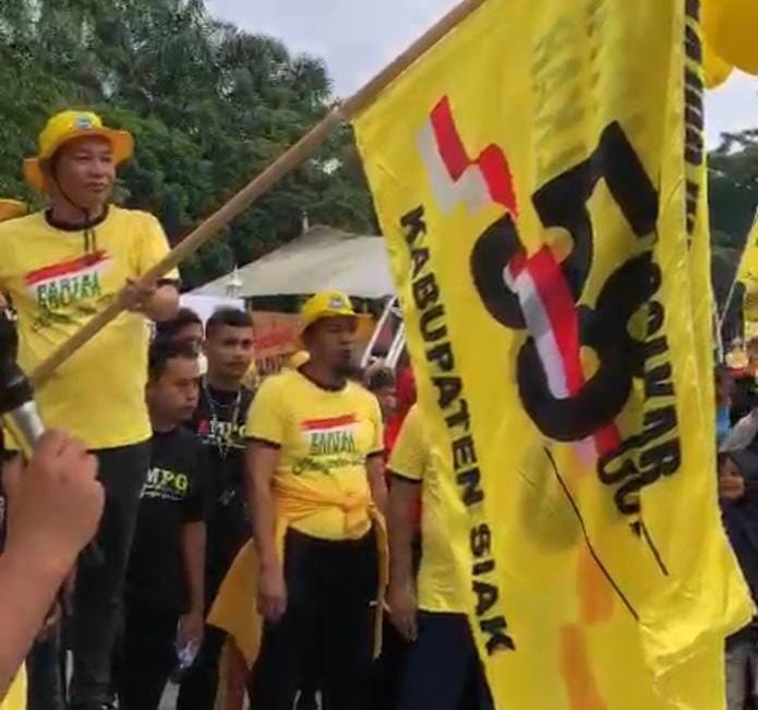 HUT Golkar ke-58, DPD II Siak Gelar Jalan Santai Bertabur Hadiah