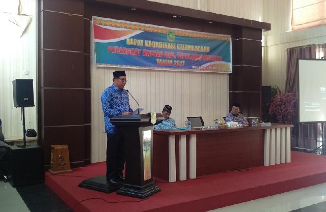 Tingkatkan Pemahaman Penataan Kelembagaan Perangkat Daerah, Pemkab Meranti Gelar Rakor