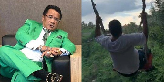 Bernyali saat Hadapi Sidang, Nyali Hotman Paris Ciut di Atas Ayunan