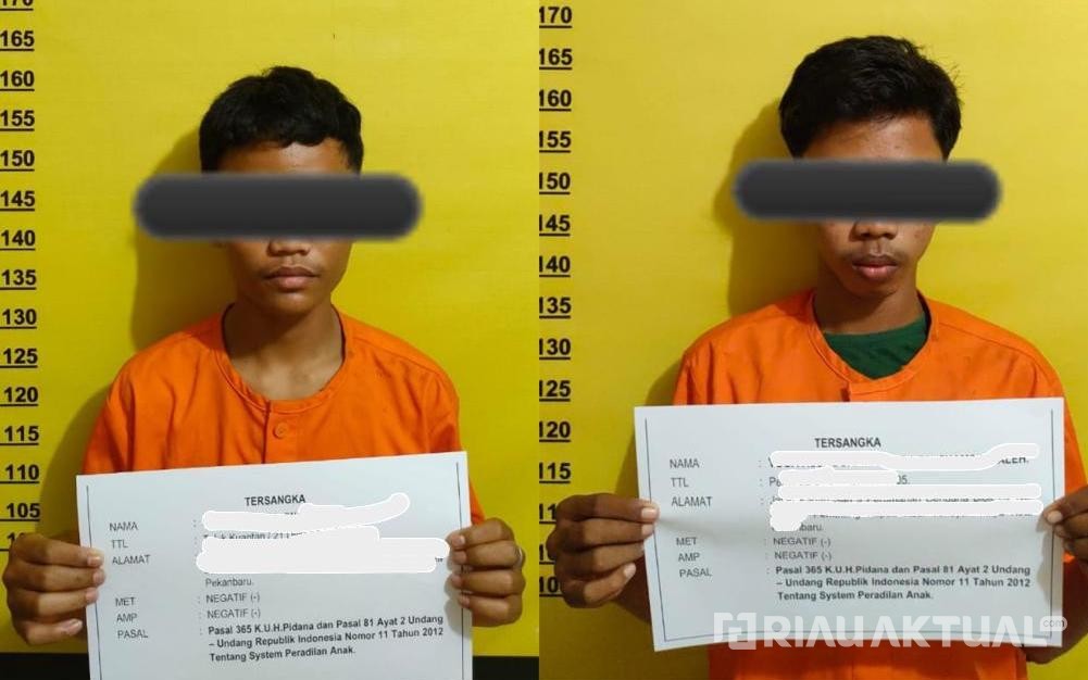 2 Pelajar Jambret Ibu Muda di Pekanbaru, Tertangkap Usai Diadang Juru Parkir