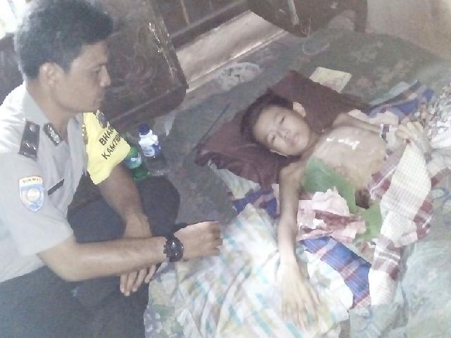 Orang Tua Pasien Tumor Dari Enok Ucapkan Terima Kasih Kepada Pihak Kepolisian