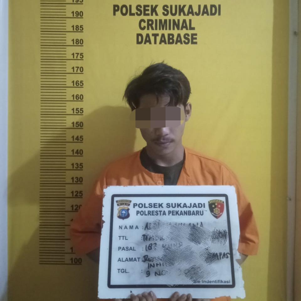 Sakit Hati Ditegur Minuman Keras, Pemuda Asal Tembilahan Bakar Motor Majikan