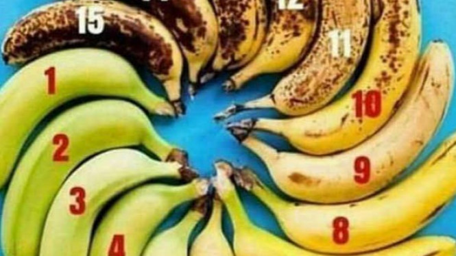 Memilih Pisang Sempurna untuk Dikonsumsi, Nomor Berapa?
