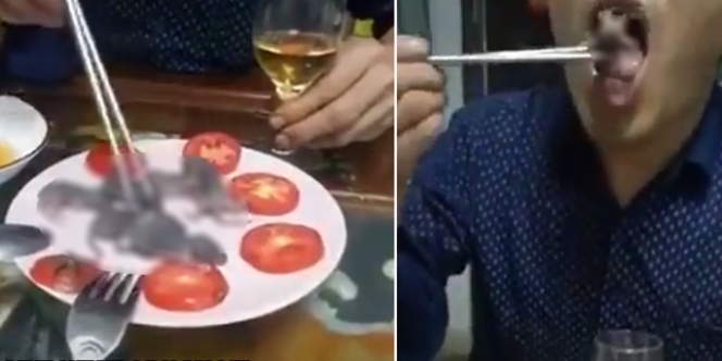 Bukan Hanya Sup Kelelawar, Warga Wuhan Diduga Makan Bayi Tikus Hidup-Hidup