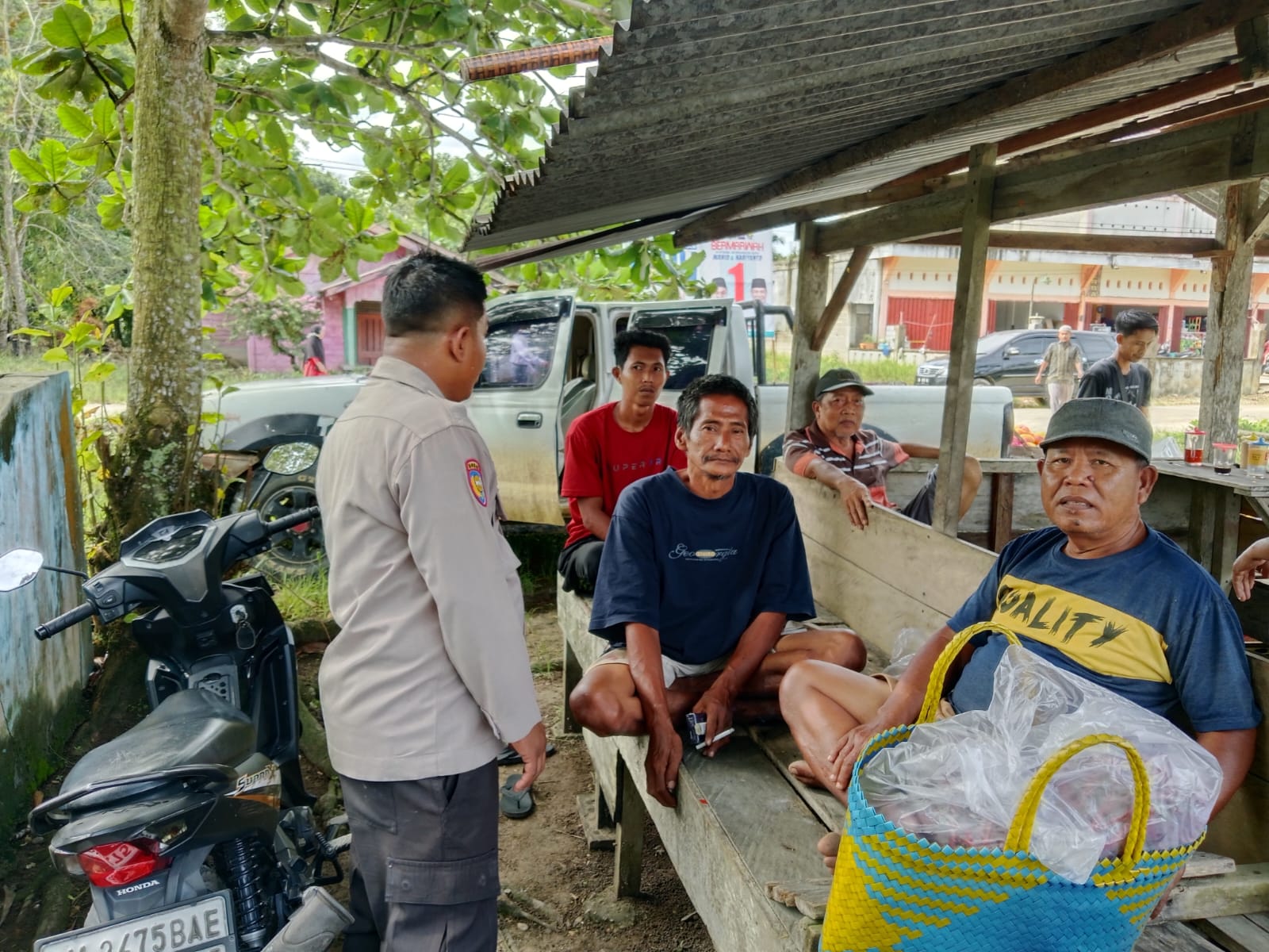 Begini Cara Polsek LBJ Ciptakan Harkamtibmas Pemilu Damai