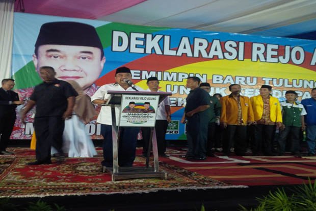 Deklarasi Tim Pemenangan, Ketum PWI Margiono Kerahkan Ribuan Massa