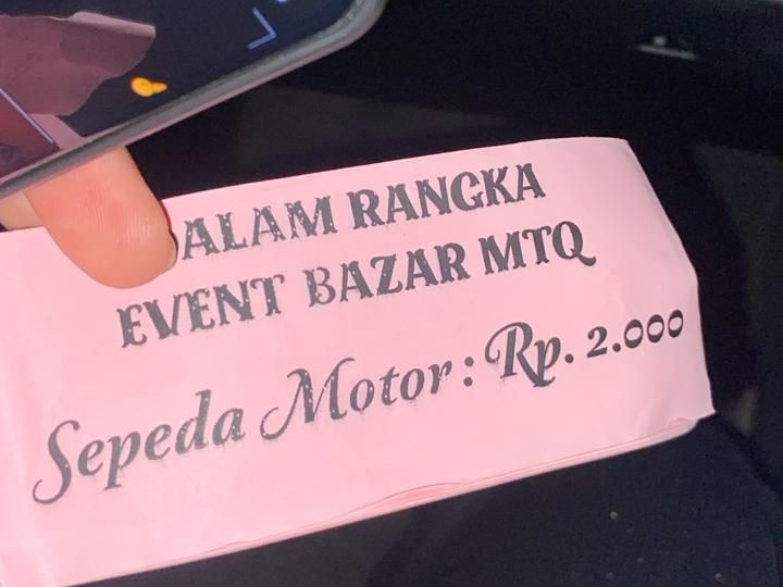 Viral Tarif Parkir MTQ Riau di Bengkalis Rp2.000, Dishub Temukan Karcis Palsu dan Anak di Bawah Umur