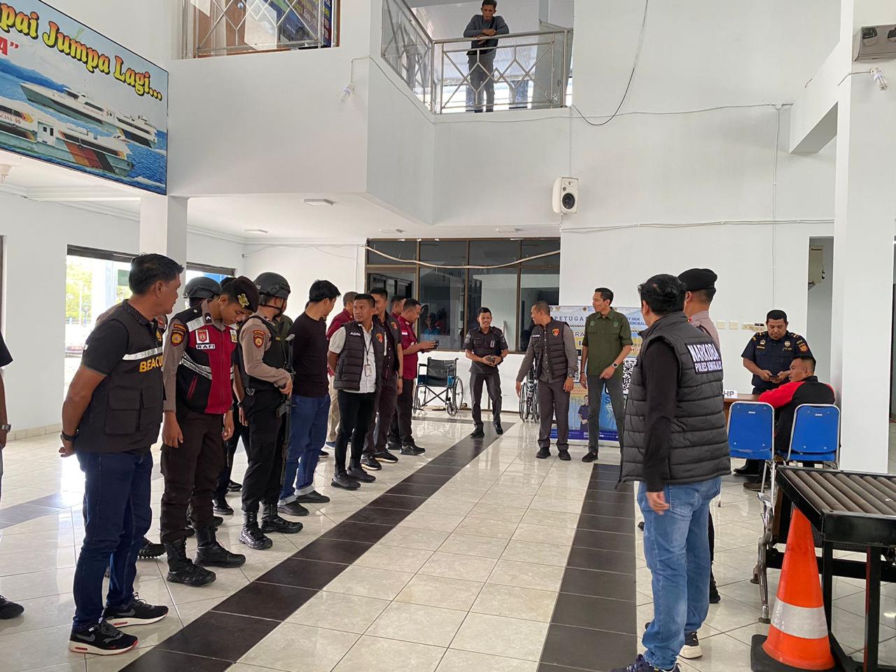 Razia Gabungan di Pelabuhan Internasional Bengkalis Pastikan Keamanan Perbatasan