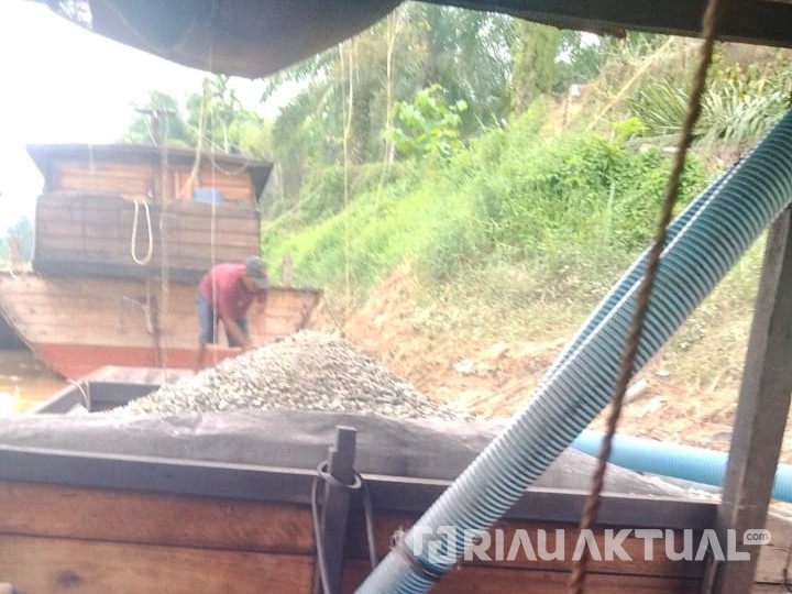Usai Dirazia, PETI di Inhu Kembali Marak, Sungai Indragiri Kembali Tercemar
